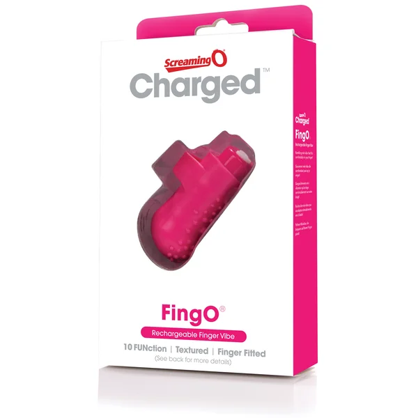Charged Fingo Rechargeable Finger Vibe - Pink — image 10 of 15