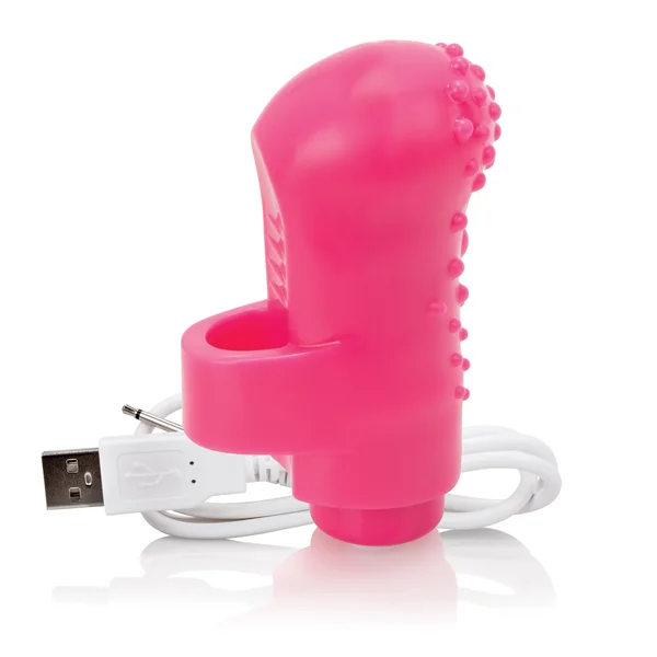 Charged Fingo Rechargeable Finger Vibe - Pink — image 12 of 15