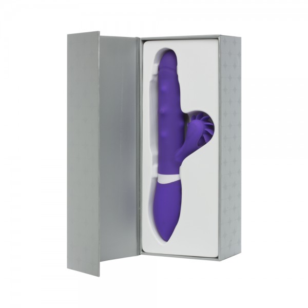 iVibe Select - iRoll Rabbit Vibe with Clit Spinner 