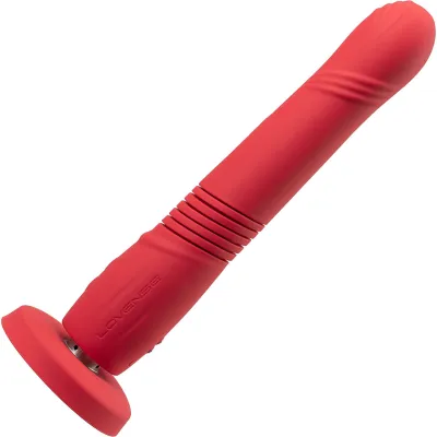 Lovense Gravity App Enabled Silicone Waterproof Rechargeable Thrusting Vibrating Dildo
