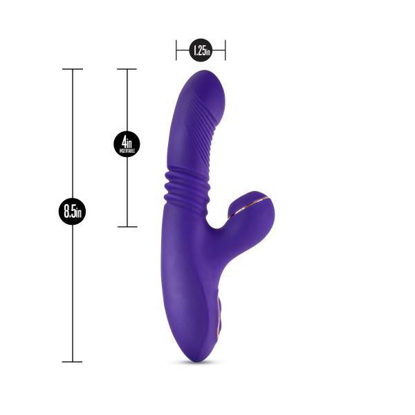 Blush Lush Iris Thrusting Vibrator with Clitoral Pulsation