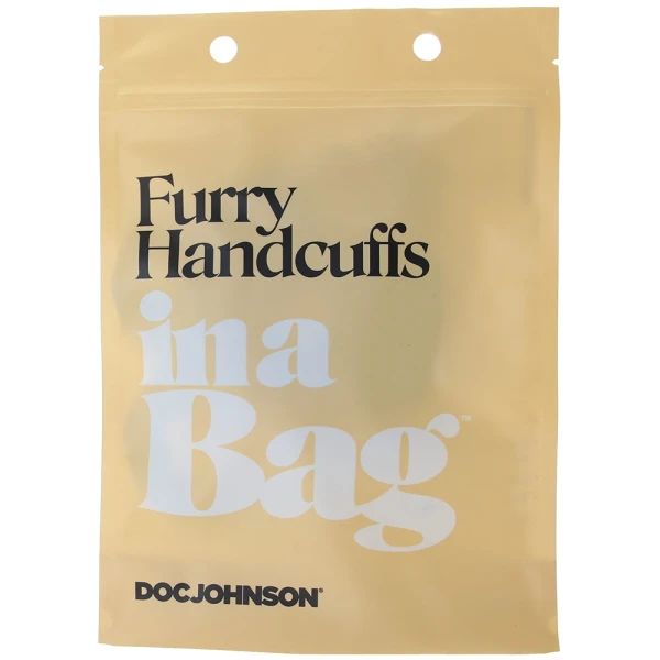 Furry Handcuffs in a Bag