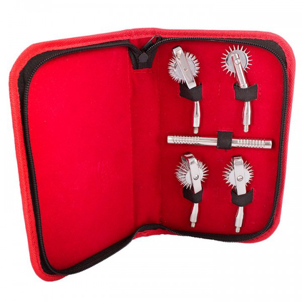 Torment Stainless Steel Wartenberg Pinwheel Set with Case — image 4 of 7