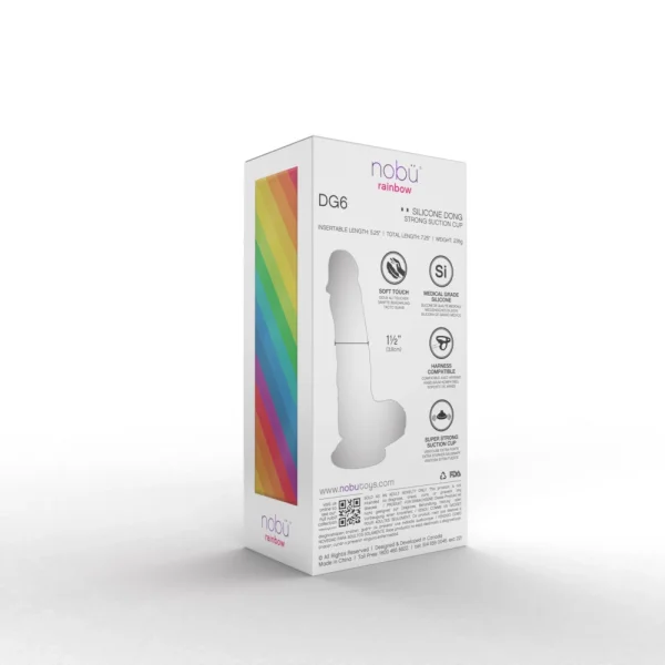 Nobü Rainbow DG6 Silicone Dong