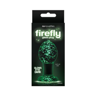 Firefly Glass Plug Medium Clear