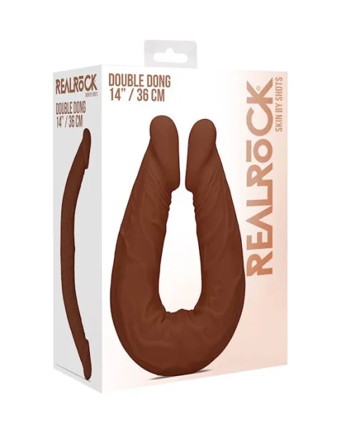 Double Dong - 14 Inch - Brown - 14 Inch