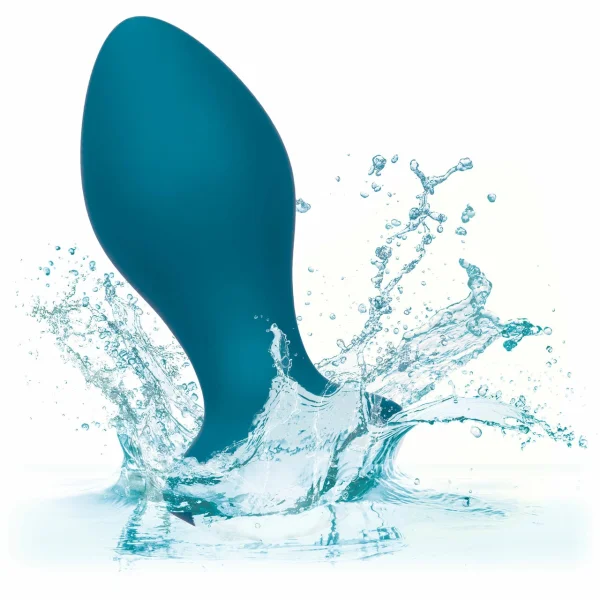Power Gem Silicone Vibrating Crystal Anal Probe by CalExotics - Blue