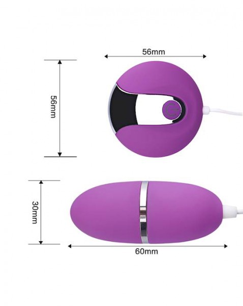 Pleasure Love Rc Vibrator - Purple