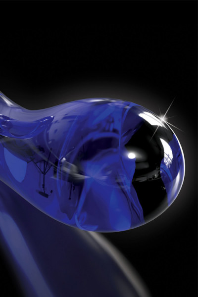 Pipedream 7.1" Curved Glass Wand Massager with Suction Base