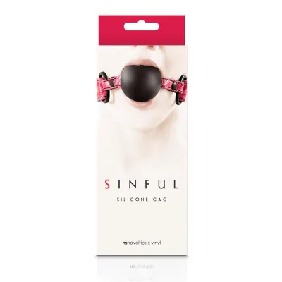 Sinful Silicone Gag Pink