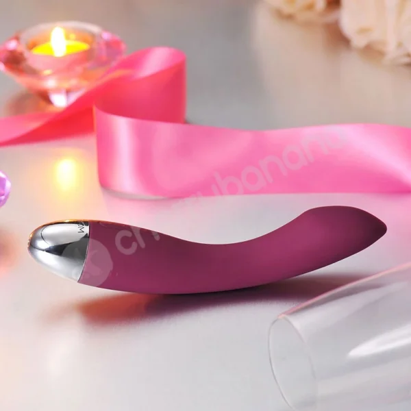 Svakom Amy Purple Curved G-Spot Vibrator With Intelligent Mode
