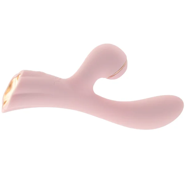 Lush Isabelle Silicone Air Pulsating Clitoral Stimulator & G-Spot Rabbit Vibrator - Pink