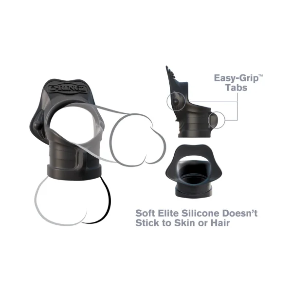 Fantasy C-ringz Rock Hard Ring & Ball-stretcher - Black
