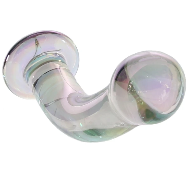 Playboy Pleasure Jewels King G-Spot & P-Spot Glass Dildo