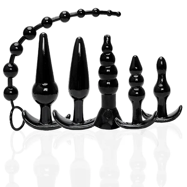 The 9's Try-Curious Anal Plug Kit - Black — image 5 of 6