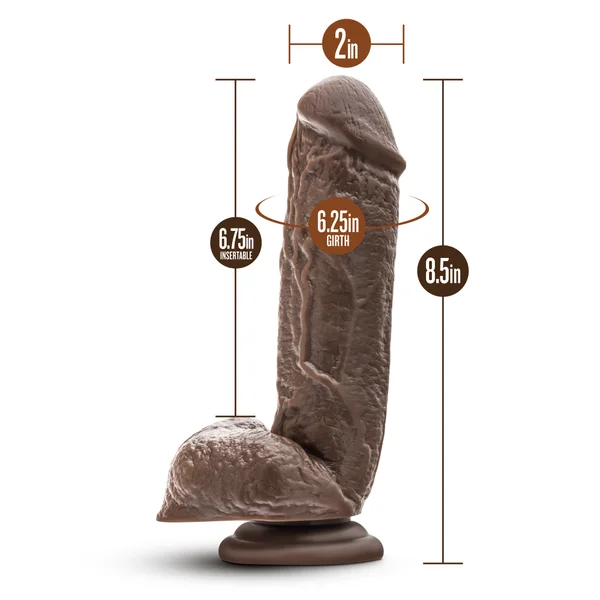 Dr. Skin - Mr. Magic - 9 Inch Dildo - Chocolate — image 8 of 11