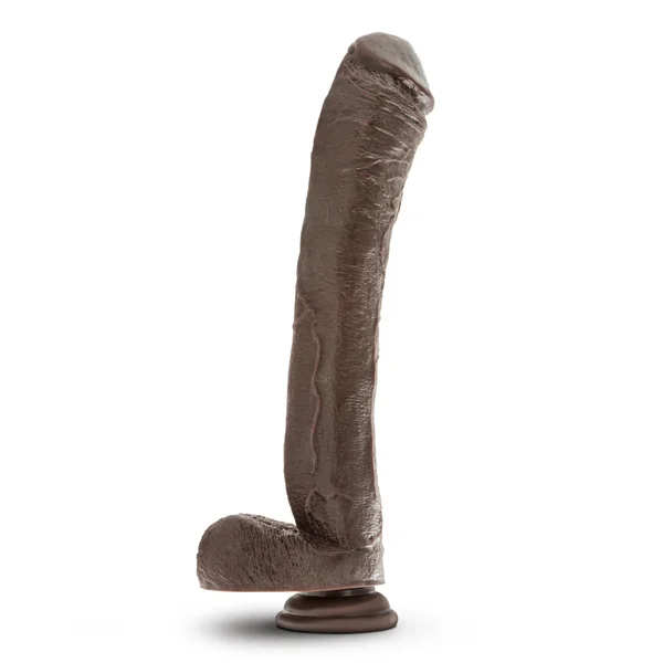 Dr. Skin Mr. Ed 13" Dildo With Suction Cup -  Chocolate — image 6 of 7