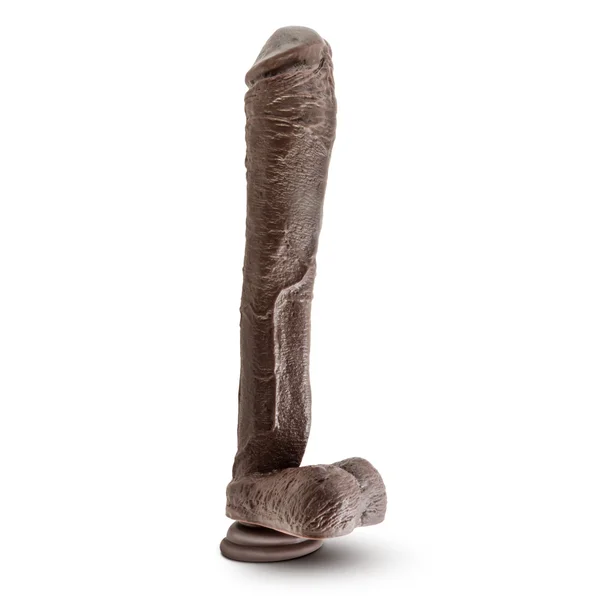 Dr. Skin Mr. Ed 13" Dildo With Suction Cup -  Chocolate — image 5 of 7