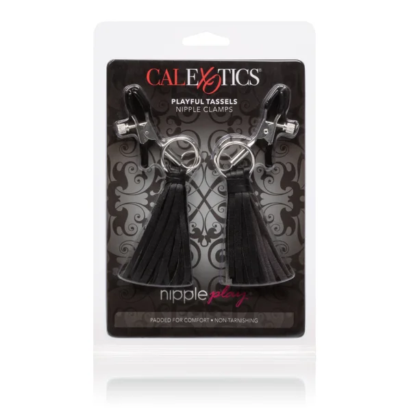 Nipple Play Playful Tassels Nipple Clamps - Black — image 16 of 21