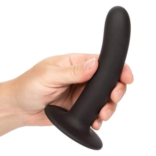Boundless 6" Smooth Silicone Suction Cup Dildo By CalExotics - Black
