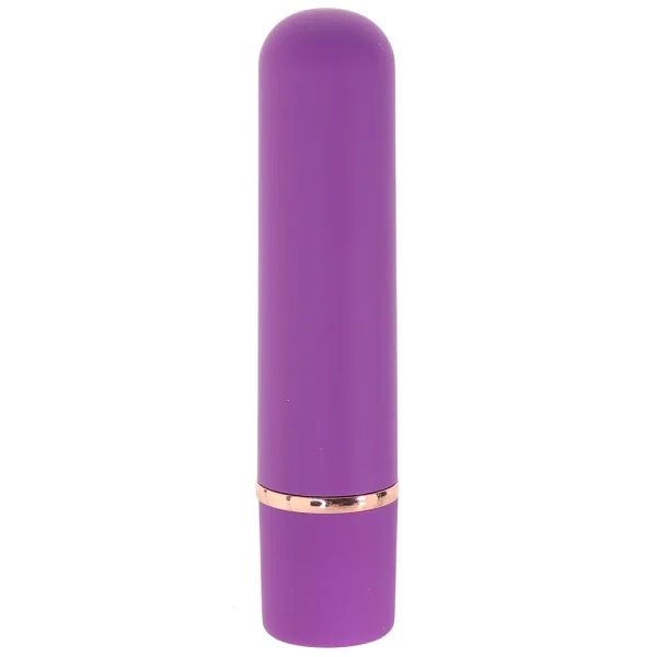 Nubii Tulla 10 Pattern Rechargeable Silicone Waterproof Bullet Vibrator By Nu Sensuelle - Purple
