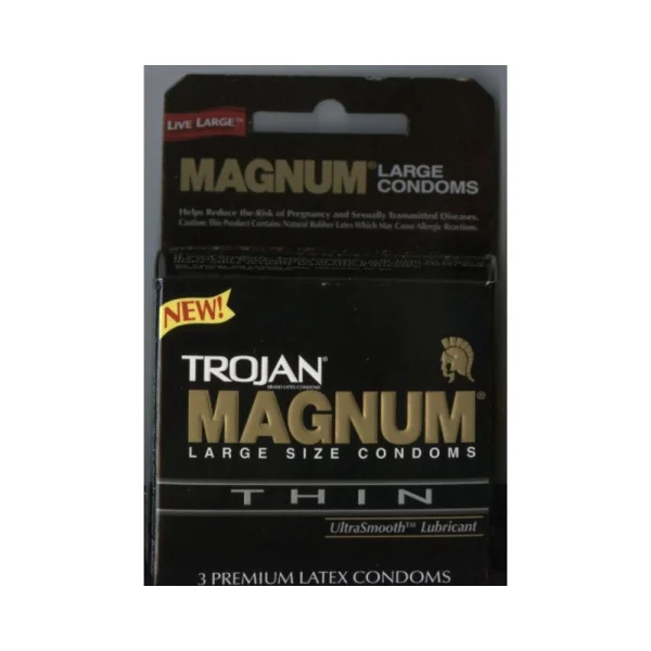 Trojan Magnum Thin Large Size Condoms With Ultrasmooth Lubricant — image 6 of 9