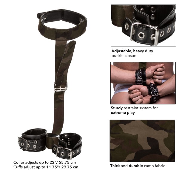 Camo Collar and Cuffs