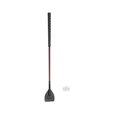 Whips Paddles Sportsheets Saffron Leather Crop With Rubberized Grip