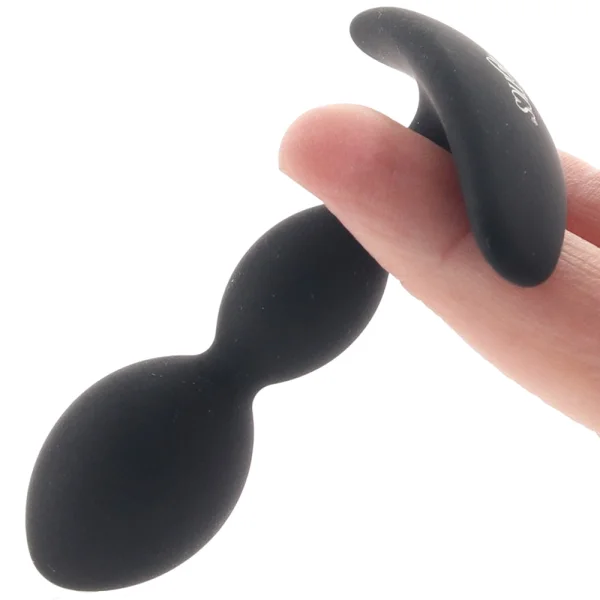 Boundless 2X Teardrop Plug Silicone Butt Plug By CalExotics - Black