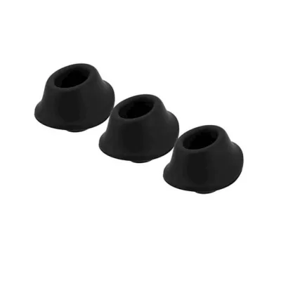 Womanizer Premium classic Silicone Heads 3 Pack Medium Black Medium