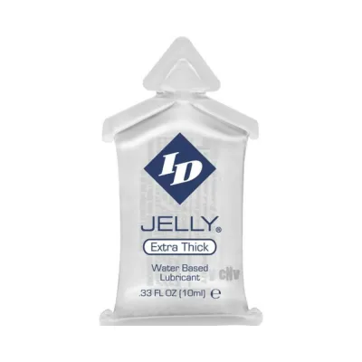 ID Jelly Extra Thick Water Based Lubricant Pillows 33oz 144 Count Bag