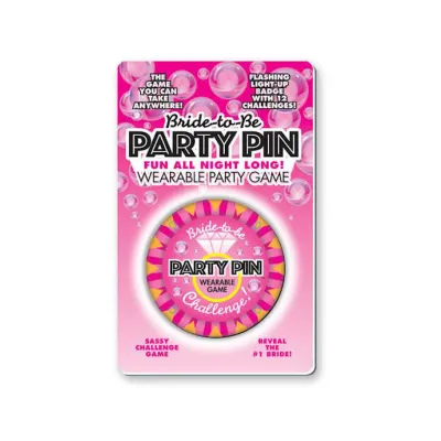 Bride To Be Party Pin