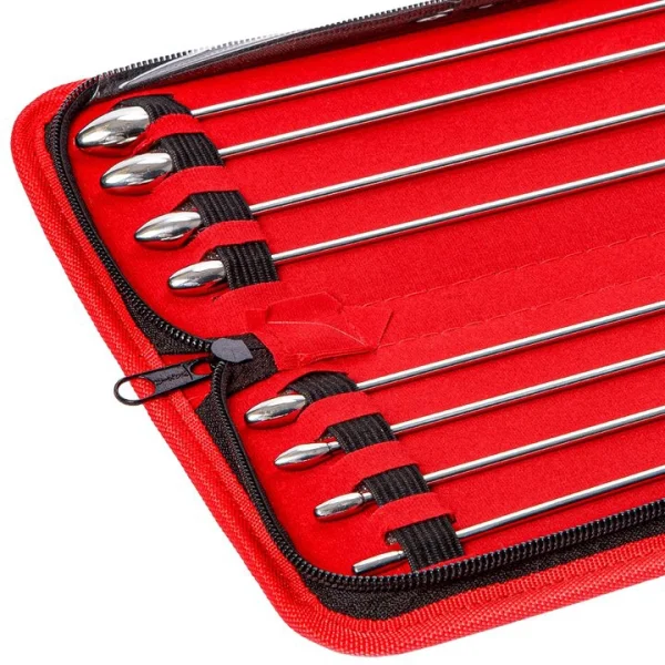 Torment Stainless Steel Set of Eight Rosebud Urethral Sounds — image 5 of 7