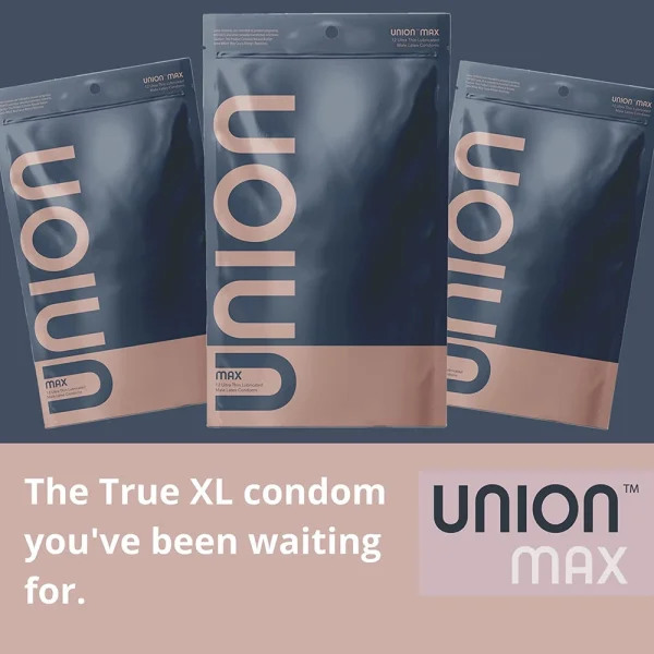 Union &quot;Max&quot; Extra Large 60mm Condoms | Premium Vegan