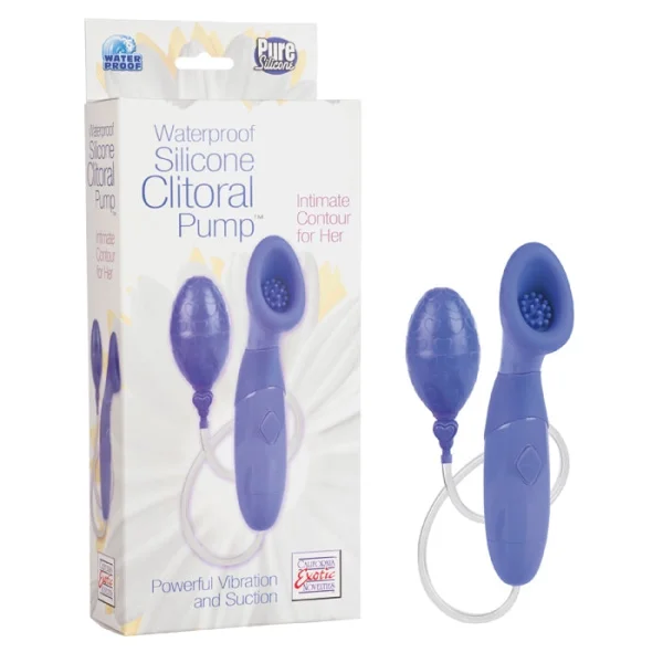 Waterproof Silicone Clitoral Pump by CalExotics - Pink