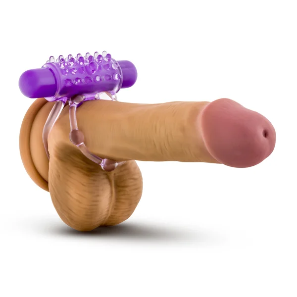 Play With Me - the Player - Vibrating Double Strap Ring - Purple — image 17 of 17