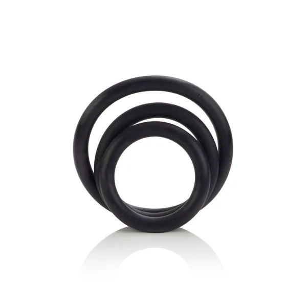 Rubber Ring 3 Piece Set - Black — image 15 of 18