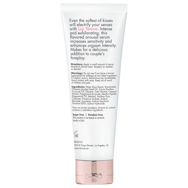 Lip Tease Kissable Stimulant Sin City Strawberry 1 Fl. Oz. — image 8 of 9