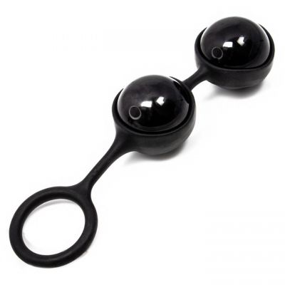 Bondara Shiny Black Jiggle Balls 50g