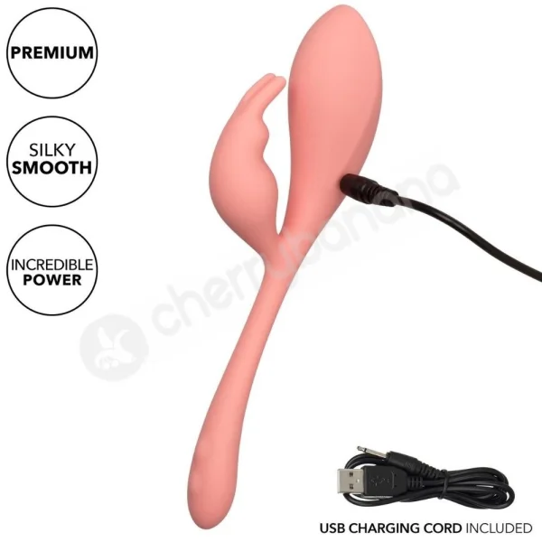 Elle Liquid Silicone Bunny Flexible & Pliable Premium Vibrator