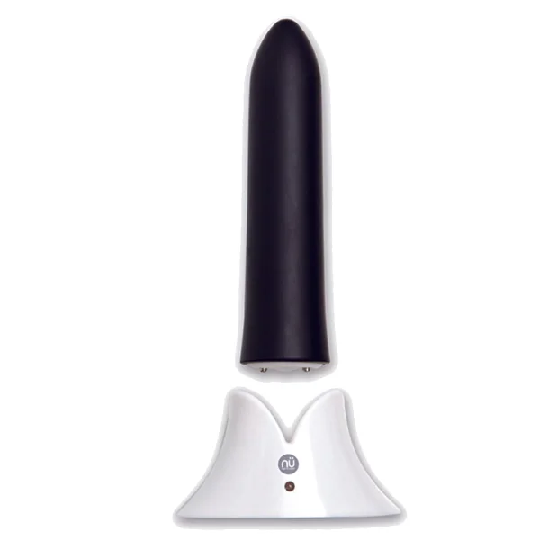 Point 20 Function Rechargeable Silicone Waterproof Bullet Vibrator By Nu Sensuelle - Black