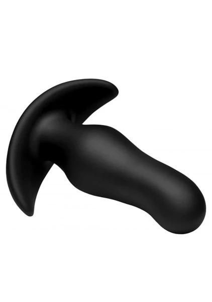 Thump It 7X Curved Silicone Rechargeable Thumping Anal Plug With Remote Control