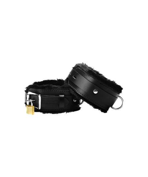 Strict Leather Premium Fur Lined Handcuffs