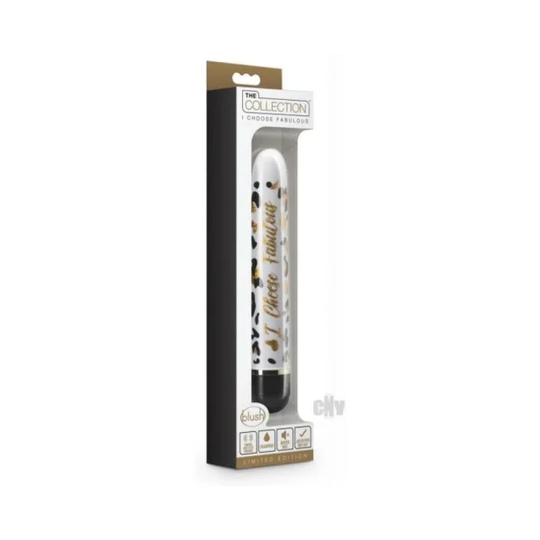 The Collection - I Choose Fabulous Slimline Vibrator - Black