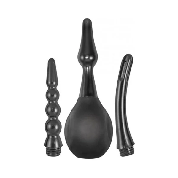 The Ultra Douche 3 Interchangeable Attachments Black
