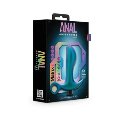 Butt Plugs Anal Adventures Matrix Teleportation Plug Lunar Blue