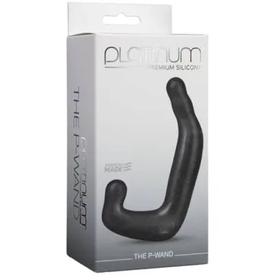Platinum Premium Silicone The P Wand Charcoal