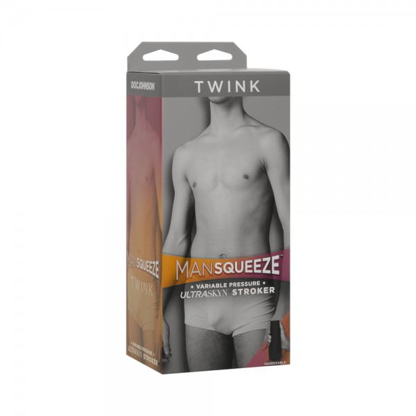 Man Squeeze Twink Ass Beige Masturbator
