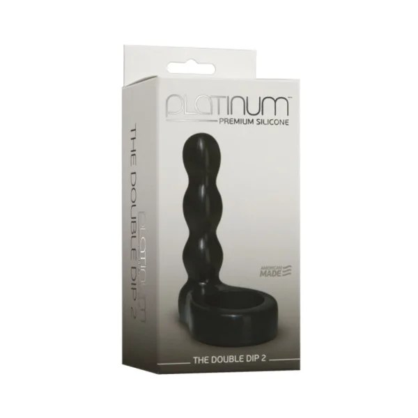 Platinum Premium Silicone The Double Dip 2 - Black