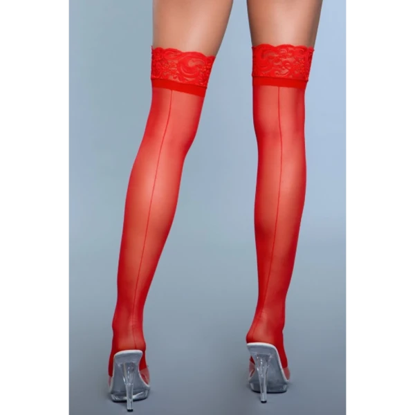 BeWicked Keep A Secret Red Queen Size Thigh Highs — image 6 of 6